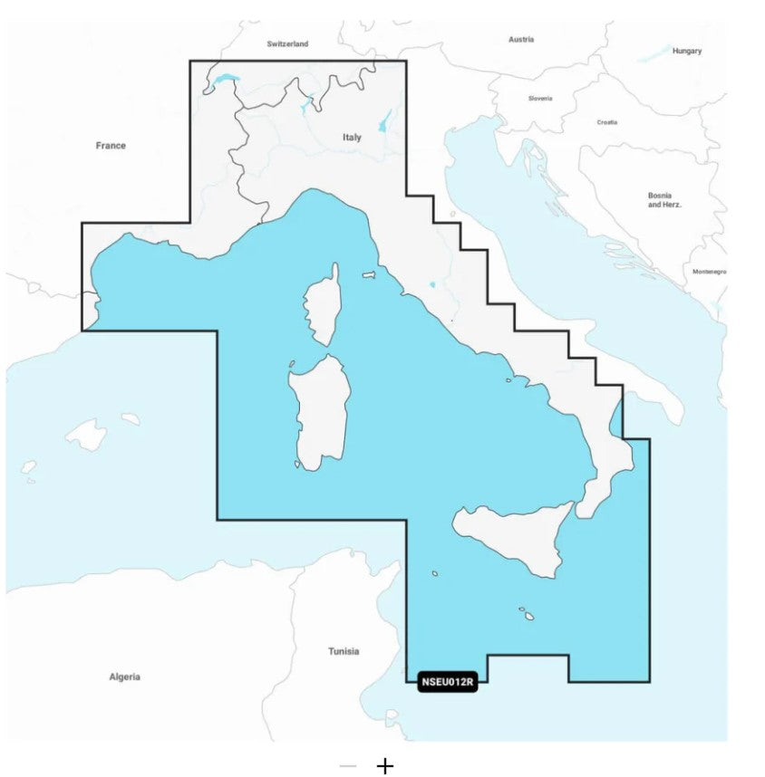 NAVIONICS NVEU012R GSD MÉDITERRANÉE, MER CENTRALE ET OCCIDENTALE