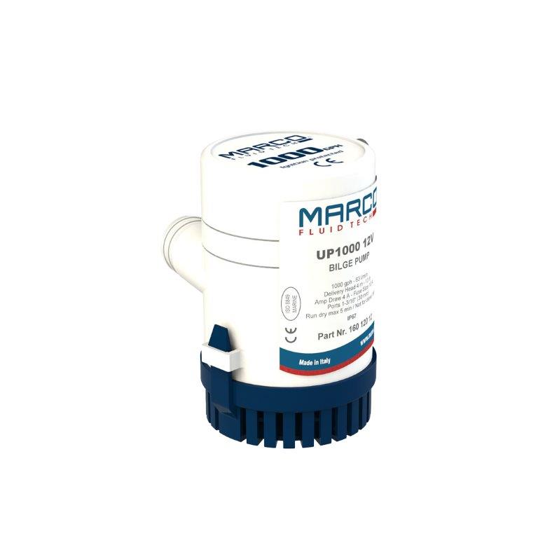 POMPE SUBMERSIBLE MARCO UP1000 12 V 63 L/MIN
