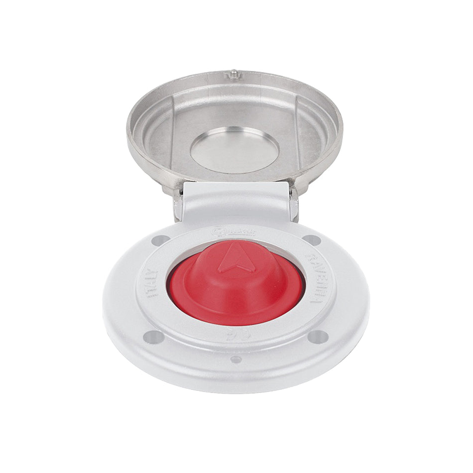 COMMANDE AU PIED RAPIDE EN ACIER INOXYDABLE/BLANC (900/XUW QUICK)