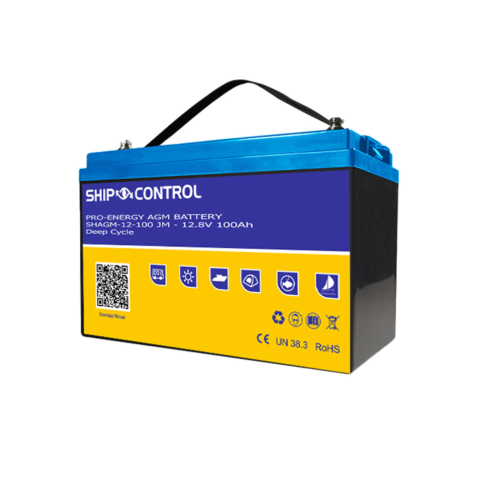 BATTERIA AGM  12V 100AH PRO ENERGY DEEP-CYCLE