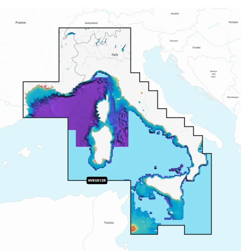 NAVIONICS NVEU012R GSD MAR MEDITERRANEO, CENTRALE E OCCIDENTALE