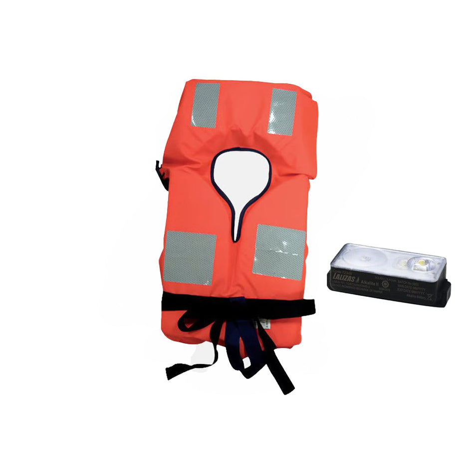 KIT SALVATAGGIO 8 GIUBBOTTI 150 N + 8 LUCI