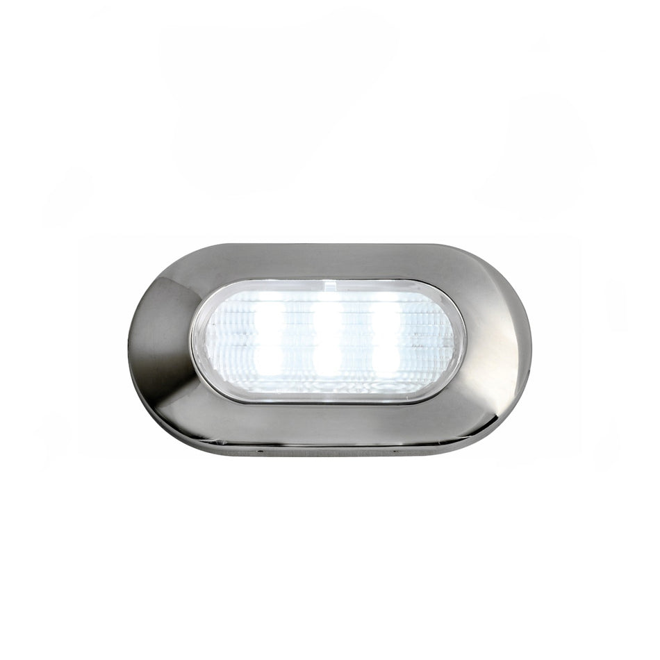 LUCE DI CORTESIA OVALE 6 LED BLU