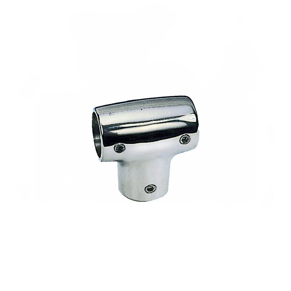 SUPPORTO A "T" INOX 90°  22MM