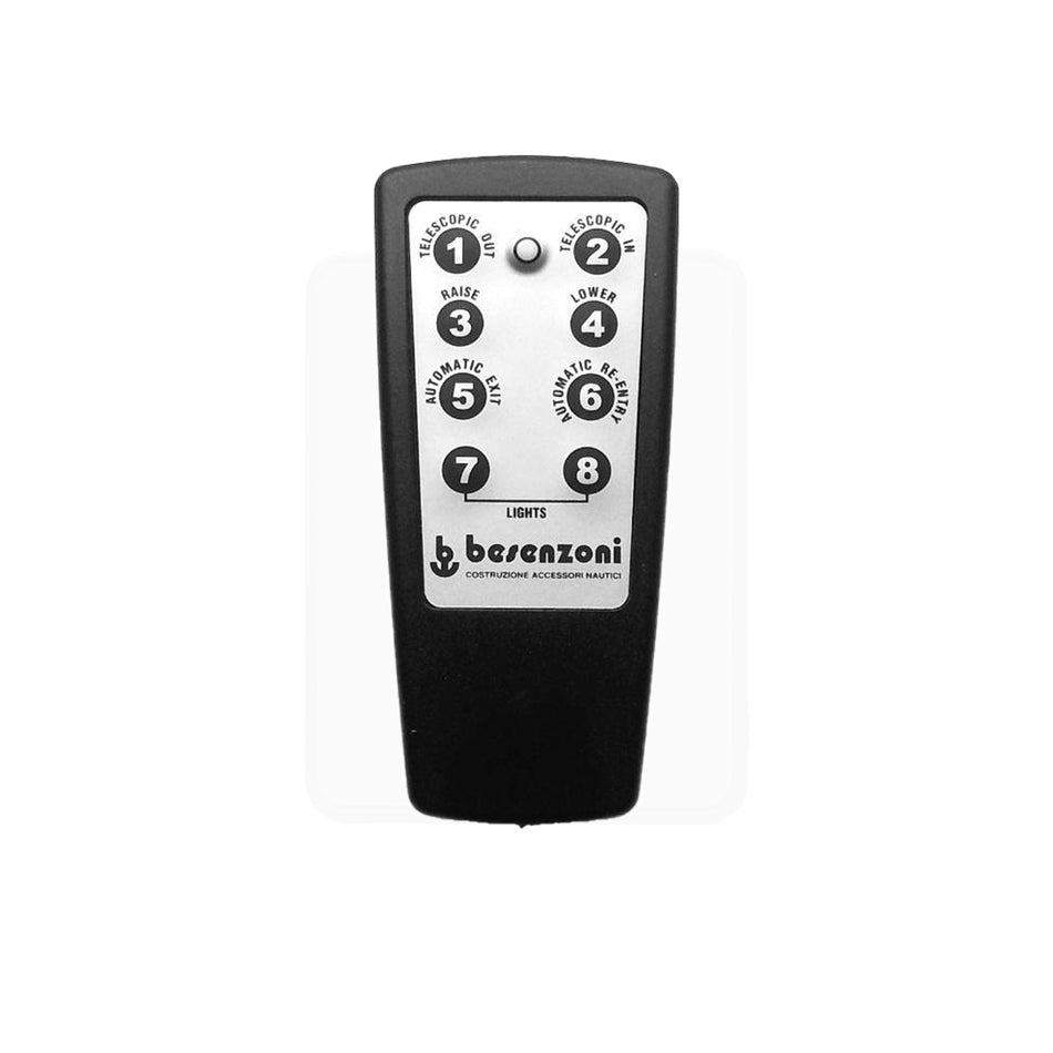 BESENZONI TELECOMANDO IR BES 1101 TX-ITSF4 6/8 CANALI C/BATT.9V